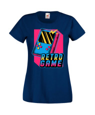 Дамска Геймърска Тениска Gamer Retro Game