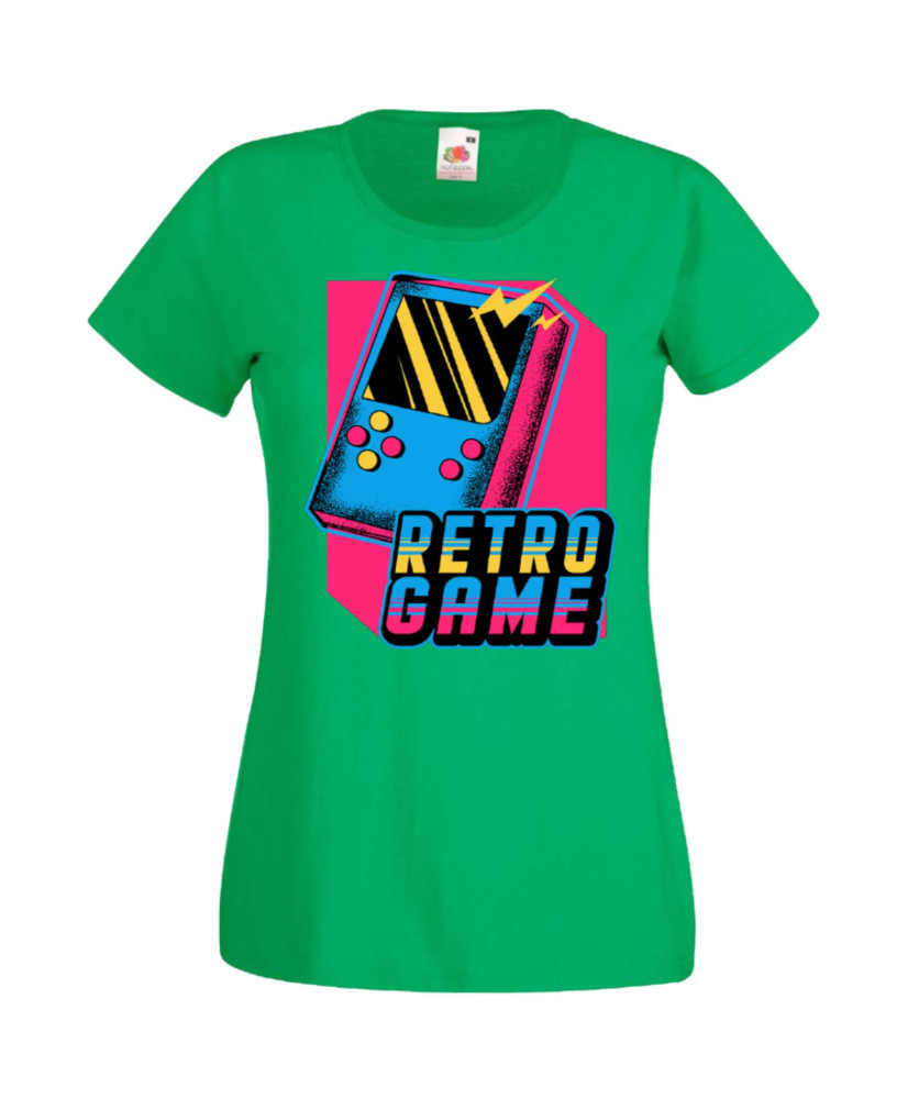 Дамска Геймърска Тениска Gamer Retro Game Дамска Геймърска Тениска Gamer Retro Game