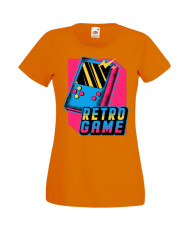 Дамска Геймърска Тениска Gamer Retro Game