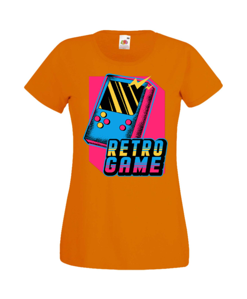 Дамска Геймърска Тениска Gamer Retro Game Дамска Геймърска Тениска Gamer Retro Game