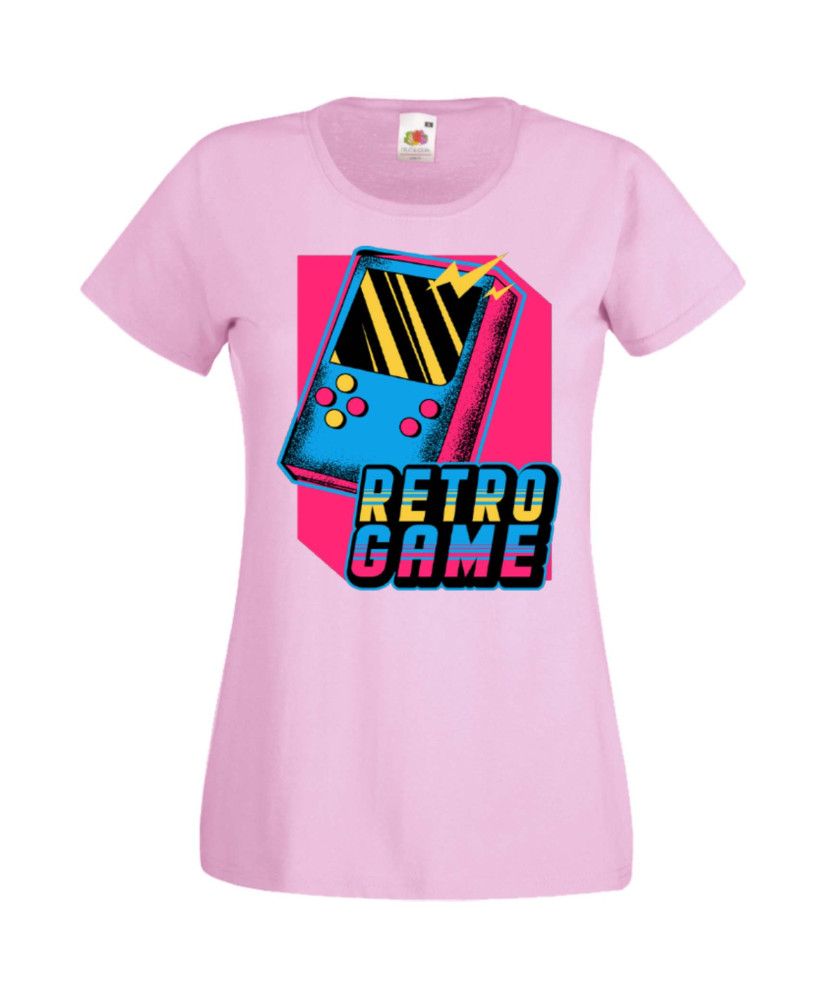 Дамска Геймърска Тениска Gamer Retro Game Дамска Геймърска Тениска Gamer Retro Game