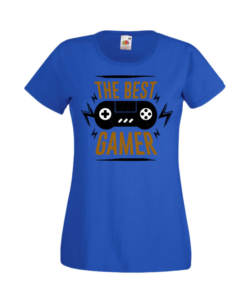 Дамска Геймърска Тениска Gamer The Best Gamer Дамска Геймърска Тениска Gamer The Best Gamer