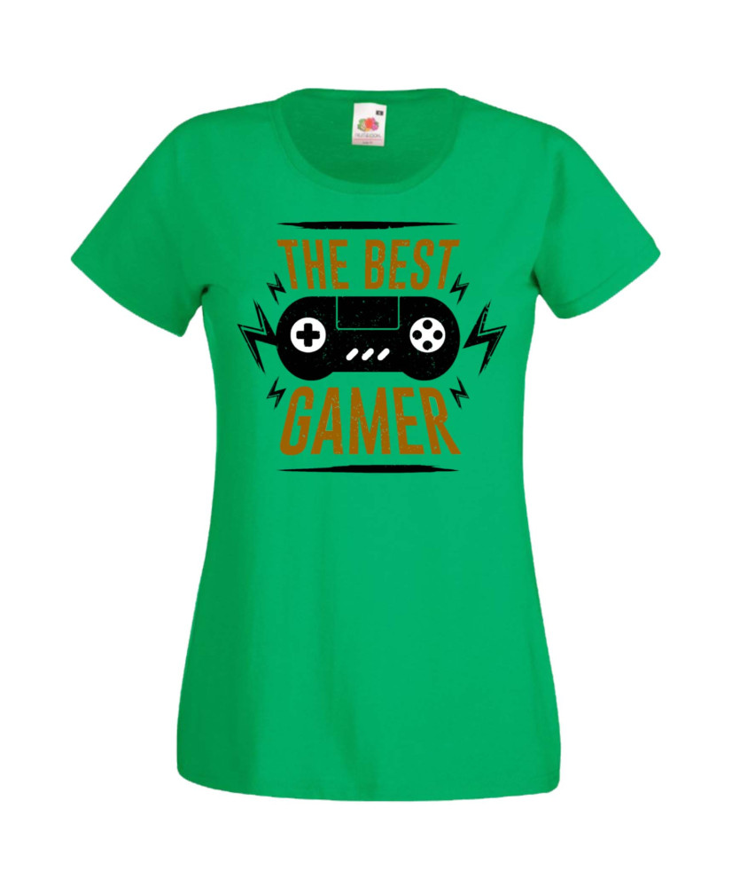 Дамска Геймърска Тениска Gamer The Best Gamer