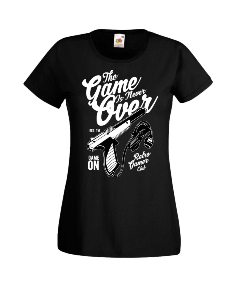 Дамска Геймърска Тениска Gamer The Game Is Never Over
