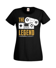 Дамска Геймърска Тениска Gamer The Legend