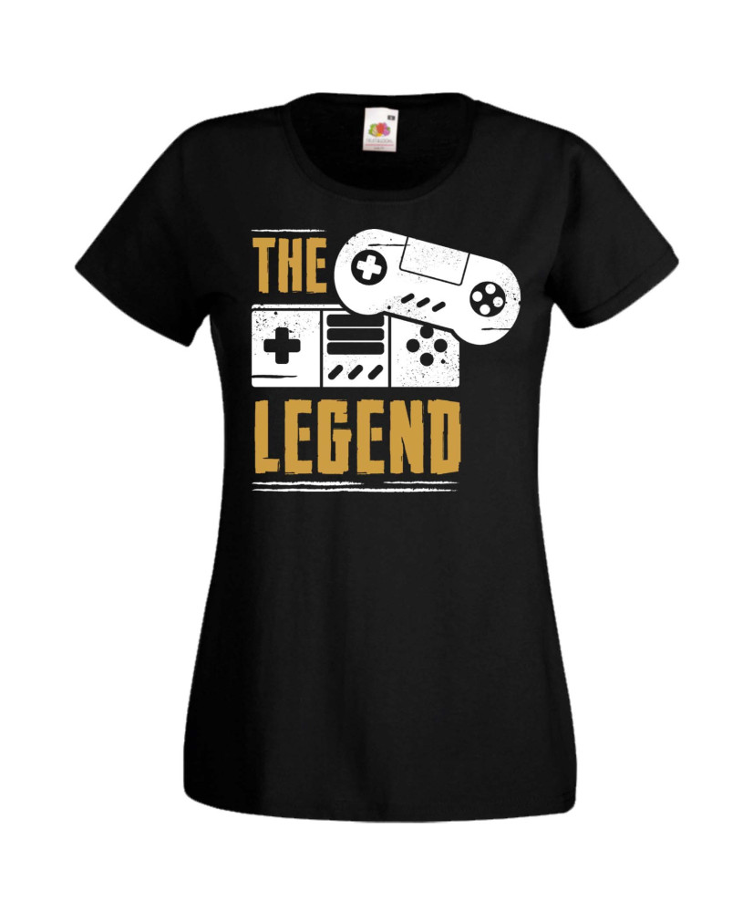 Дамска Геймърска Тениска Gamer The Legend