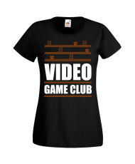 Дамска Геймърска Тениска Gamer Video Game Club