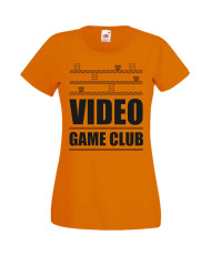 Дамска Геймърска Тениска Gamer Video Game Club