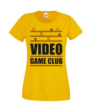 Дамска Геймърска Тениска Gamer Video Game Club