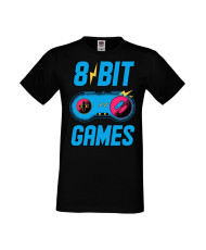 Мъжка Геймърска Тениска Gamer 8 Bit Games