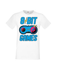 Мъжка Геймърска Тениска Gamer 8 Bit Games