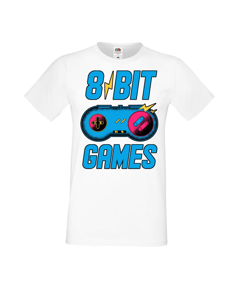 Мъжка Геймърска Тениска Gamer 8 Bit Games Мъжка Геймърска Тениска Gamer 8 Bit Games