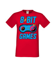 Мъжка Геймърска Тениска Gamer 8 Bit Games