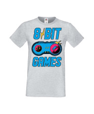 Мъжка Геймърска Тениска Gamer 8 Bit Games