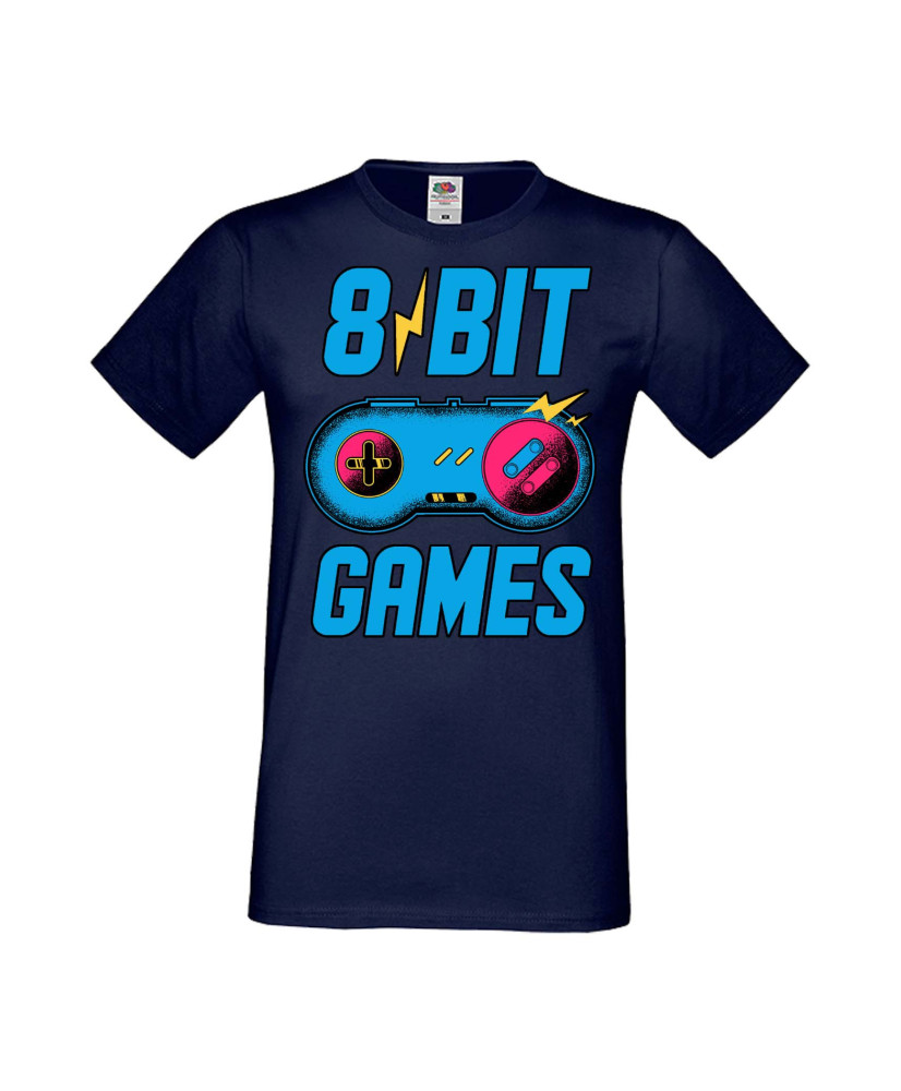 Мъжка Геймърска Тениска Gamer 8 Bit Games Мъжка Геймърска Тениска Gamer 8 Bit Games