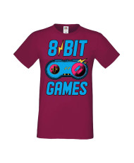 Мъжка Геймърска Тениска Gamer 8 Bit Games