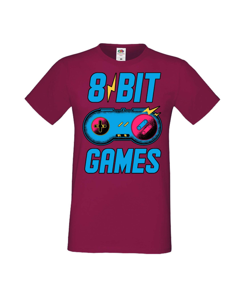 Мъжка Геймърска Тениска Gamer 8 Bit Games Мъжка Геймърска Тениска Gamer 8 Bit Games