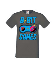 Мъжка Геймърска Тениска Gamer 8 Bit Games