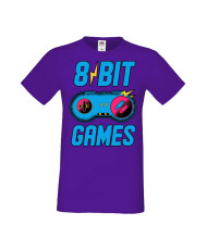 Мъжка Геймърска Тениска Gamer 8 Bit Games