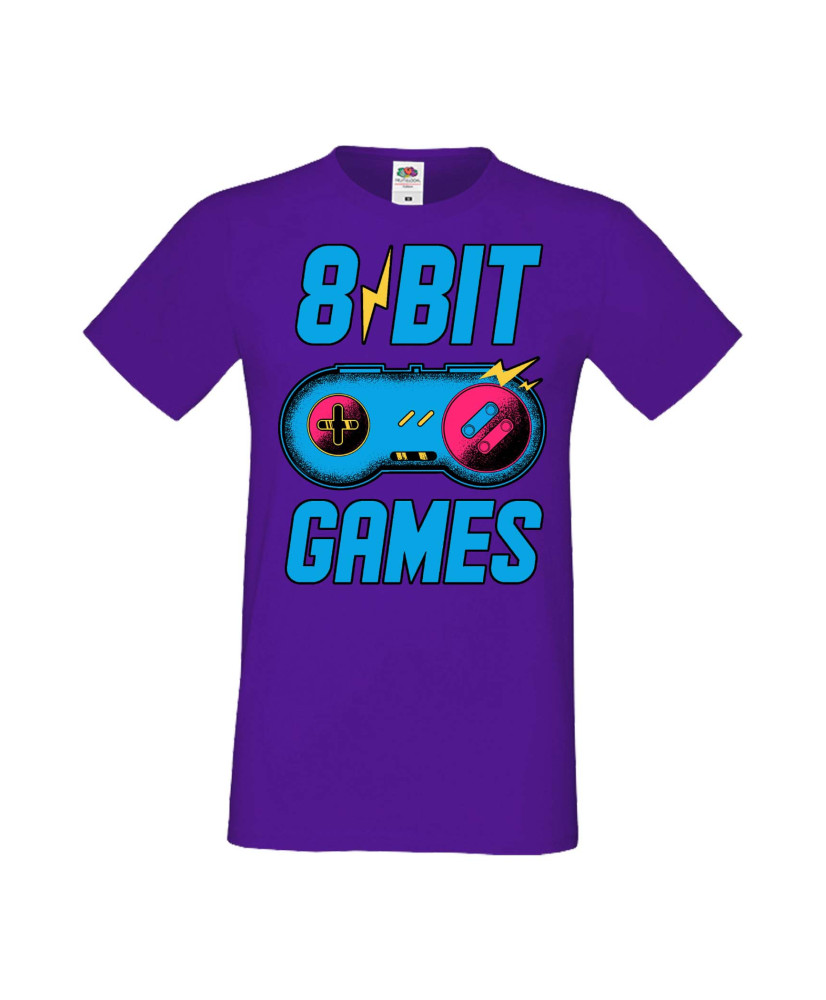 Мъжка Геймърска Тениска Gamer 8 Bit Games Мъжка Геймърска Тениска Gamer 8 Bit Games