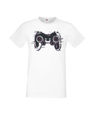 Мъжка Геймърска Тениска Gamer Blured Play Station Controller