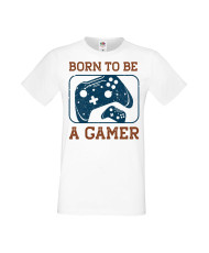 Мъжка Геймърска Тениска Gamer Born To Be A Gamer