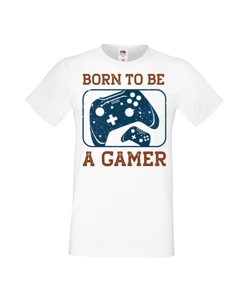 Мъжка Геймърска Тениска Gamer Born To Be A Gamer Мъжка Геймърска Тениска Gamer Born To Be A Gamer