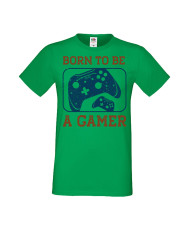 Мъжка Геймърска Тениска Gamer Born To Be A Gamer