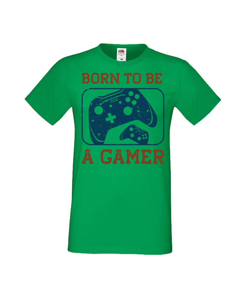 Мъжка Геймърска Тениска Gamer Born To Be A Gamer Мъжка Геймърска Тениска Gamer Born To Be A Gamer