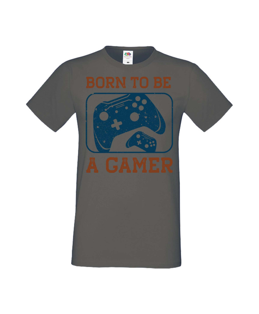 Мъжка Геймърска Тениска Gamer Born To Be A Gamer Мъжка Геймърска Тениска Gamer Born To Be A Gamer