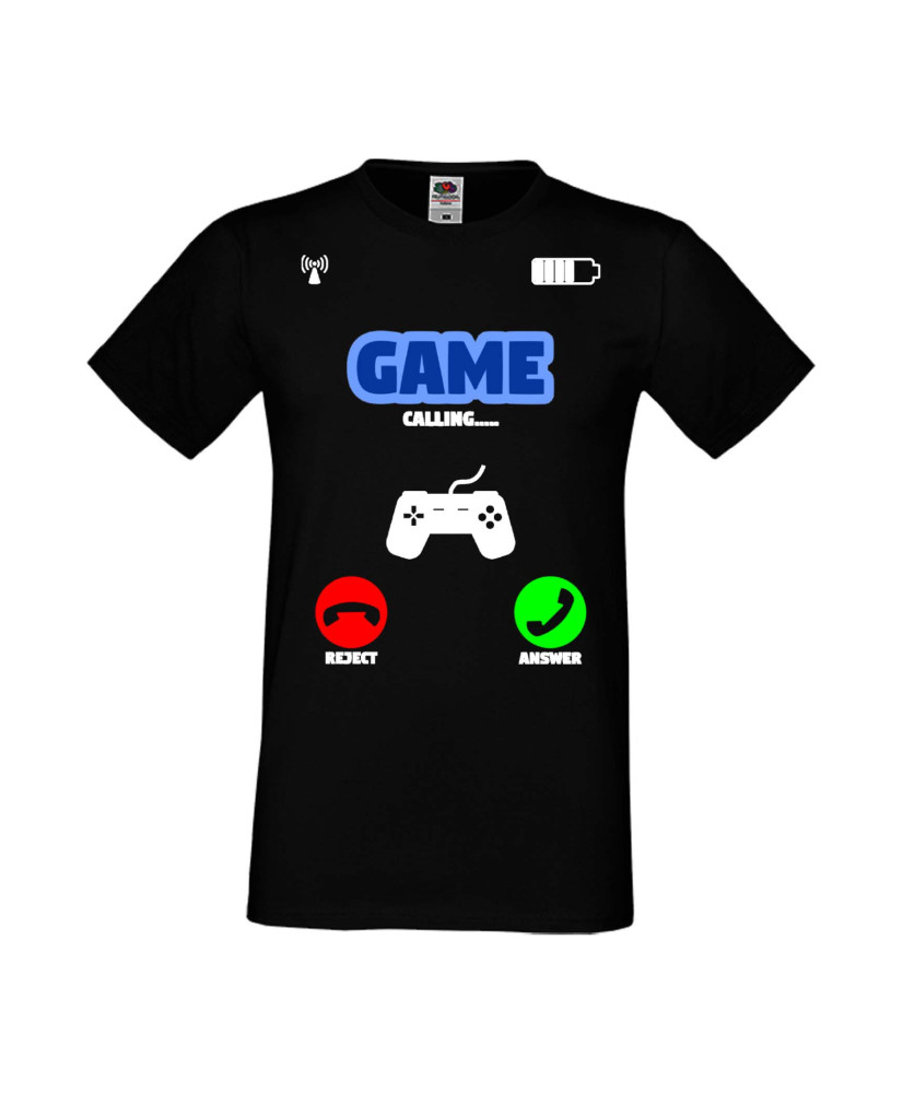 Мъжка Геймърска Тениска Gamer Game Is Calling Мъжка Геймърска Тениска Gamer Game Is Calling
