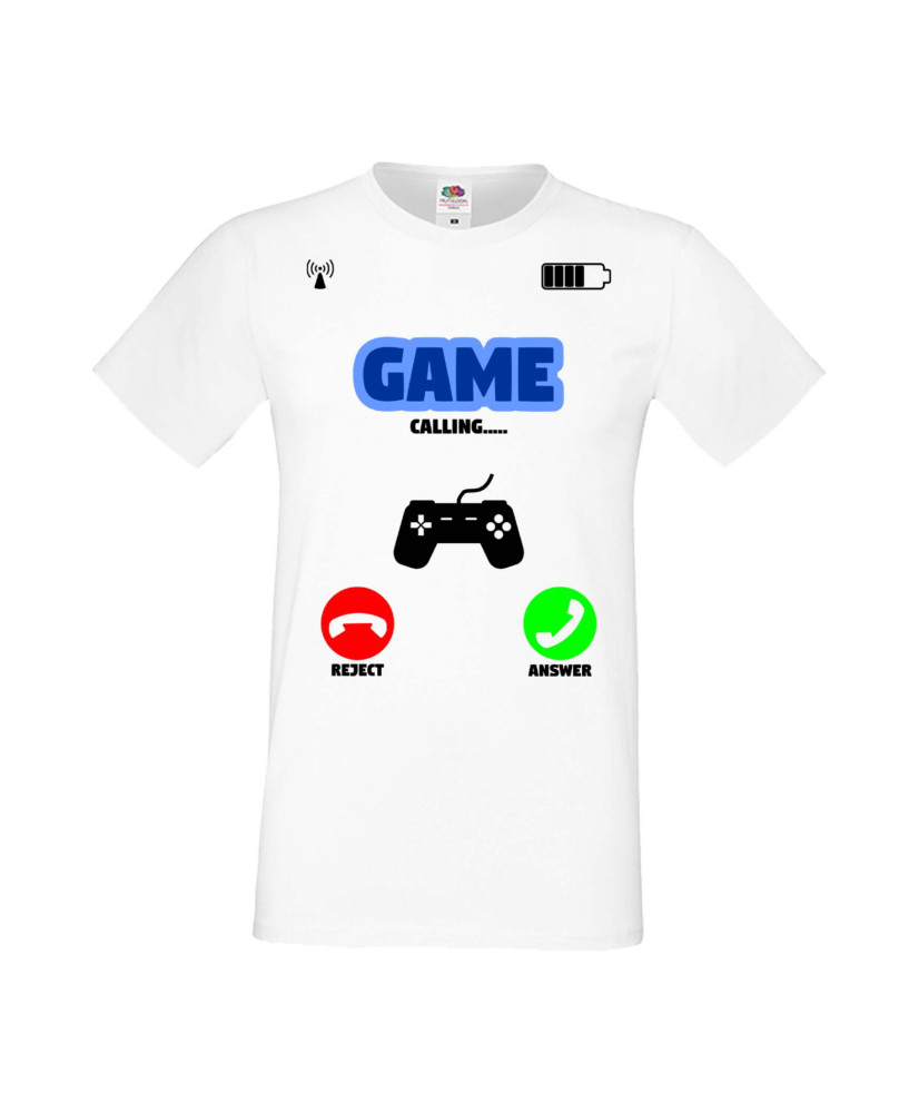 Мъжка Геймърска Тениска Gamer Game Is Calling Мъжка Геймърска Тениска Gamer Game Is Calling