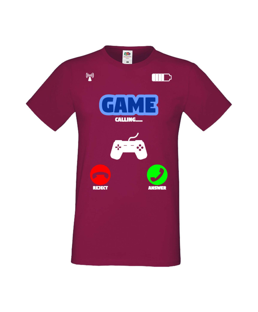 Мъжка Геймърска Тениска Gamer Game Is Calling Мъжка Геймърска Тениска Gamer Game Is Calling