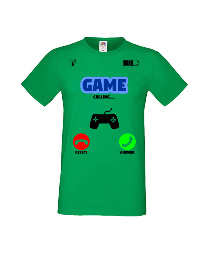 Мъжка Геймърска Тениска Gamer Game Is Calling Мъжка Геймърска Тениска Gamer Game Is Calling