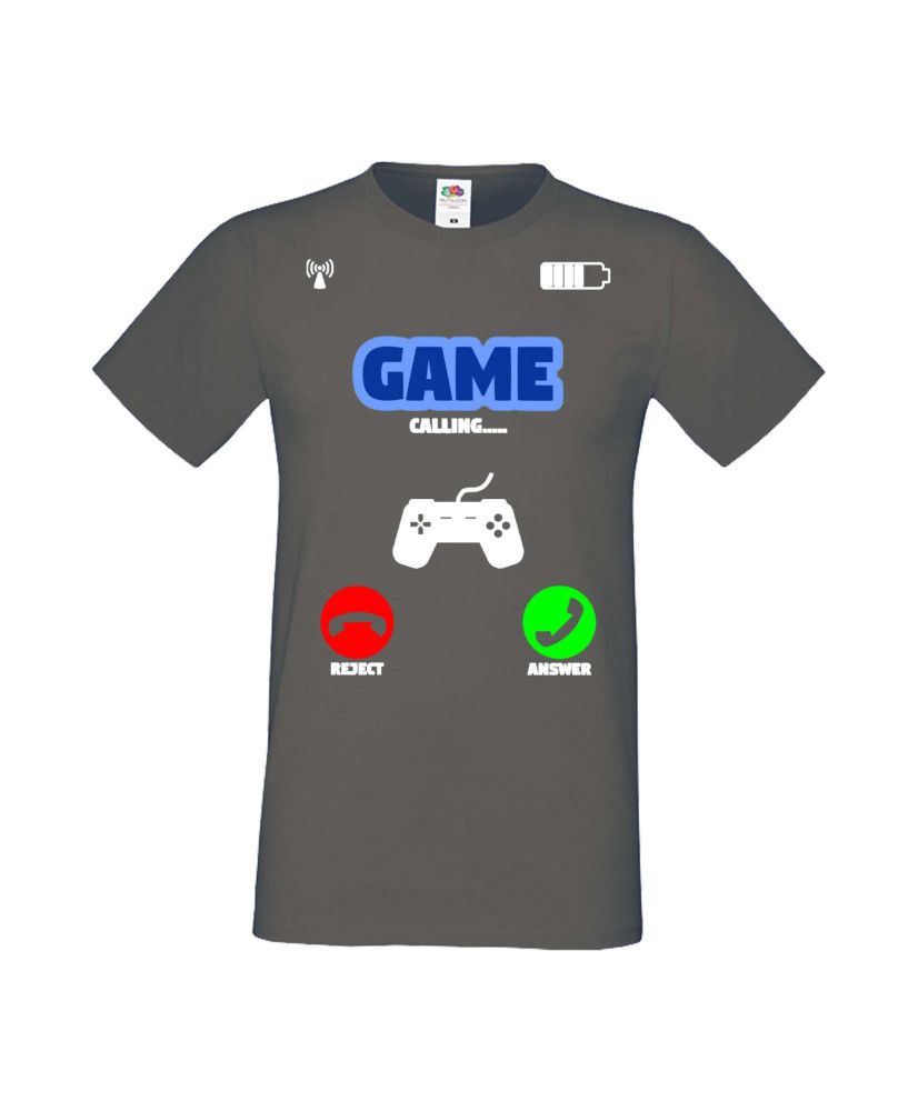 Мъжка Геймърска Тениска Gamer Game Is Calling Мъжка Геймърска Тениска Gamer Game Is Calling