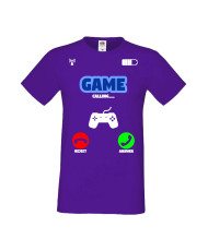 Мъжка Геймърска Тениска Gamer Game Is Calling