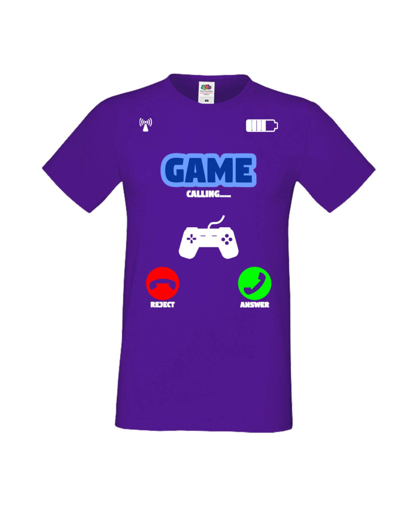 Мъжка Геймърска Тениска Gamer Game Is Calling Мъжка Геймърска Тениска Gamer Game Is Calling