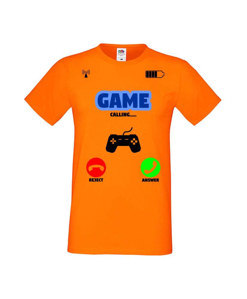 Мъжка Геймърска Тениска Gamer Game Is Calling Мъжка Геймърска Тениска Gamer Game Is Calling