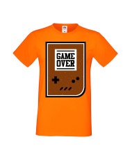 Мъжка Геймърска Тениска Gamer Game Over 01