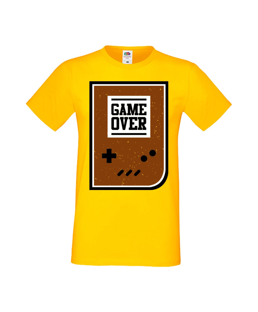 Мъжка Геймърска Тениска Gamer Game Over 01 Мъжка Геймърска Тениска Gamer Game Over 01