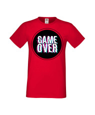 Мъжка Геймърска Тениска Gamer Game Over 02