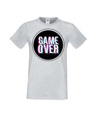 Мъжка Геймърска Тениска Gamer Game Over 02