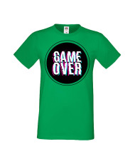 Мъжка Геймърска Тениска Gamer Game Over 02