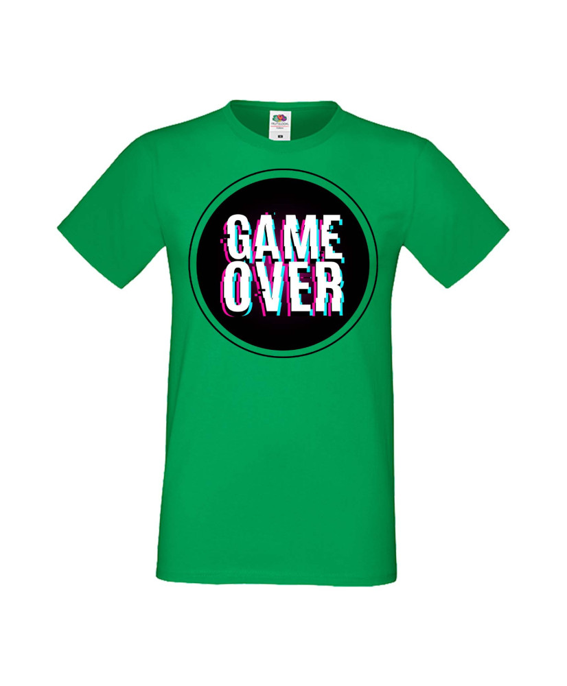 Мъжка Геймърска Тениска Gamer Game Over 02