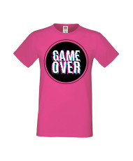 Мъжка Геймърска Тениска Gamer Game Over 02
