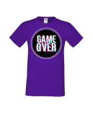Мъжка Геймърска Тениска Gamer Game Over 02