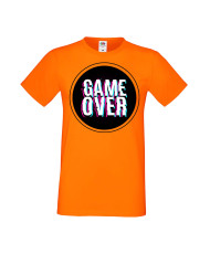 Мъжка Геймърска Тениска Gamer Game Over 02