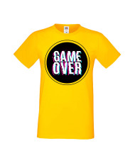 Мъжка Геймърска Тениска Gamer Game Over 02