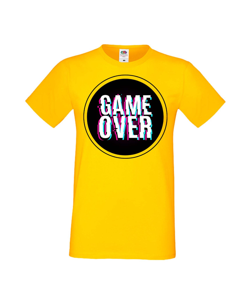 Мъжка Геймърска Тениска Gamer Game Over 02