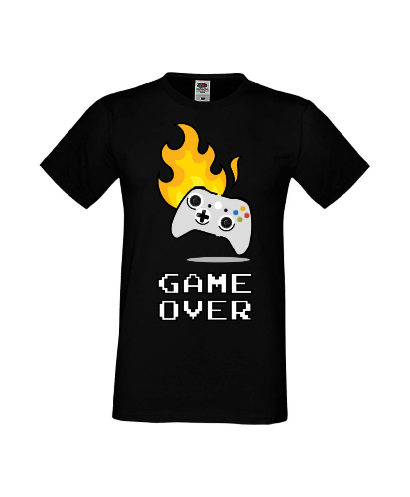 Мъжка Геймърска Тениска Gamer Game Over 03 Мъжка Геймърска Тениска Gamer Game Over 03